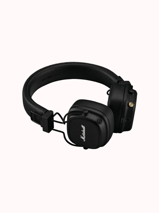 Marshall Major V simsiz Bluetooth naushniklari, 100+ soat ishlash, yuqori sifatli ovoz