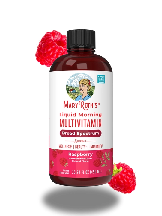 Мультивитамины, Mary Ruth's, жидкая форма, со вкусом малины, 946 мл, США