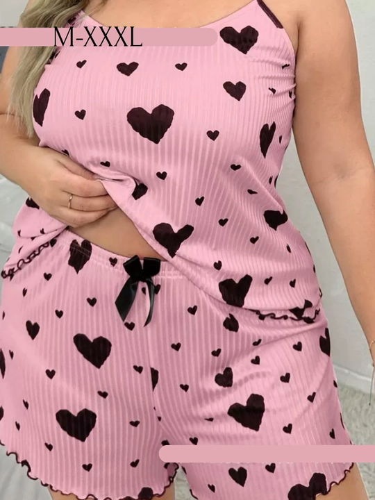 Pijama ayollar uchun 3x1, ayollar uy kiyimi to‘plami, troyka - top, shim va shortik