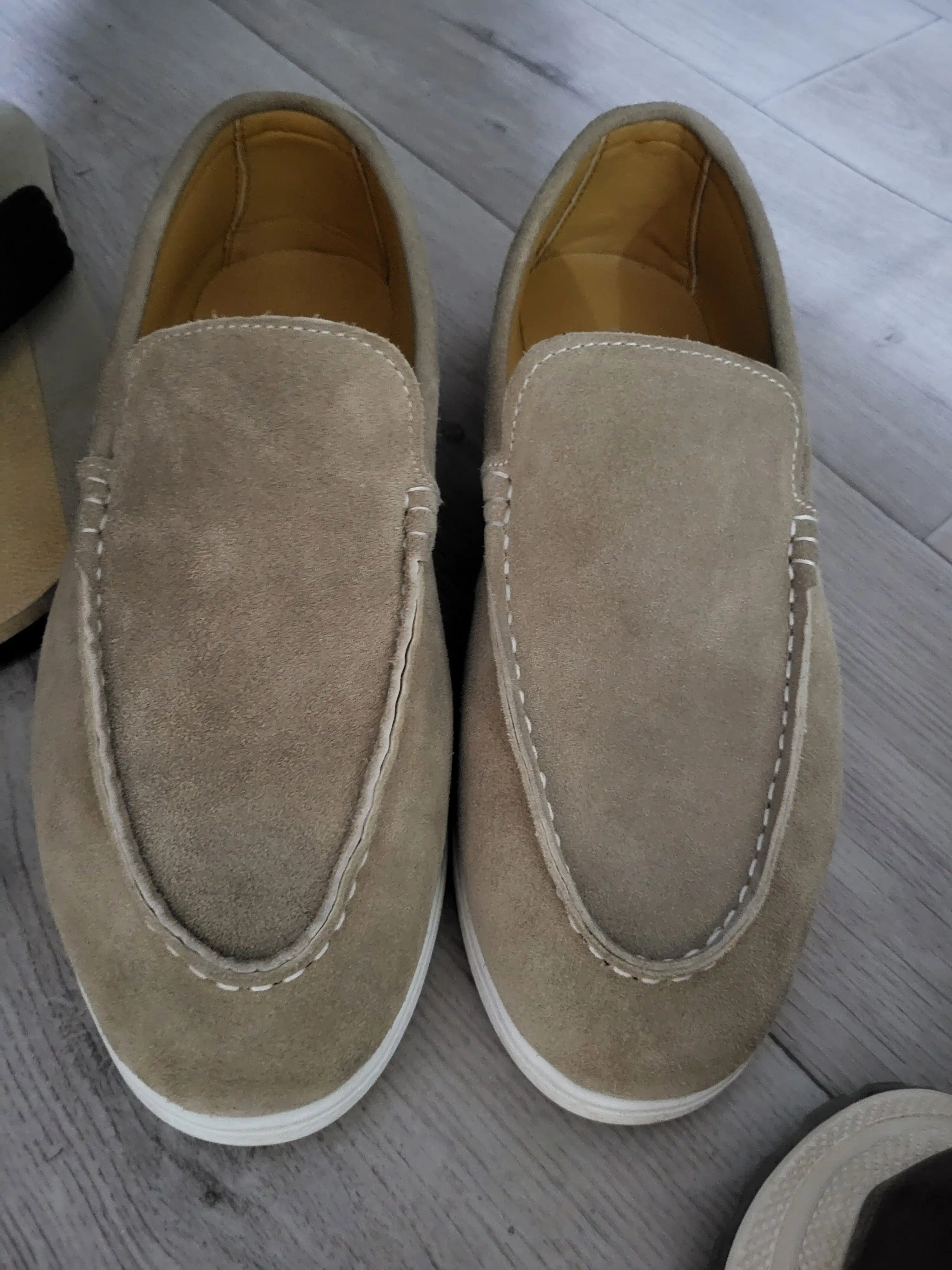 Мужские лоферы, кожа и замша, размер 39-43, Loro Piana