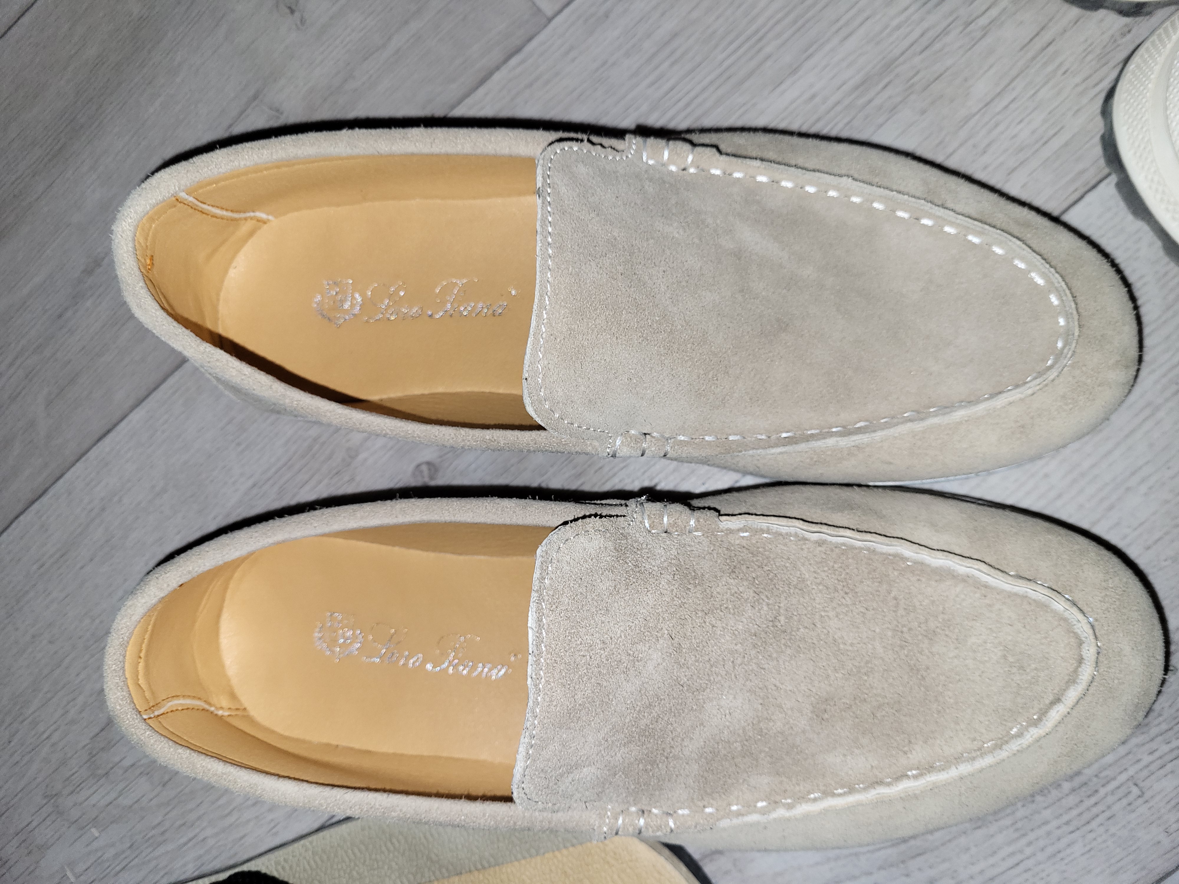 Мужские лоферы, кожа и замша, размер 39-43, Loro Piana