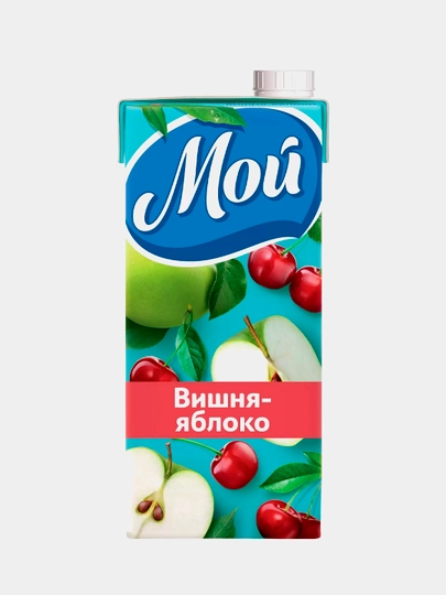 Сок Мой, Вишнёво-яблочный, 0,95 л, 2 шт - 