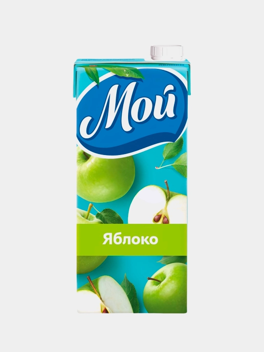 Сок Мой, Яблочный, осветленный, 0,95 л, 2 шт - 