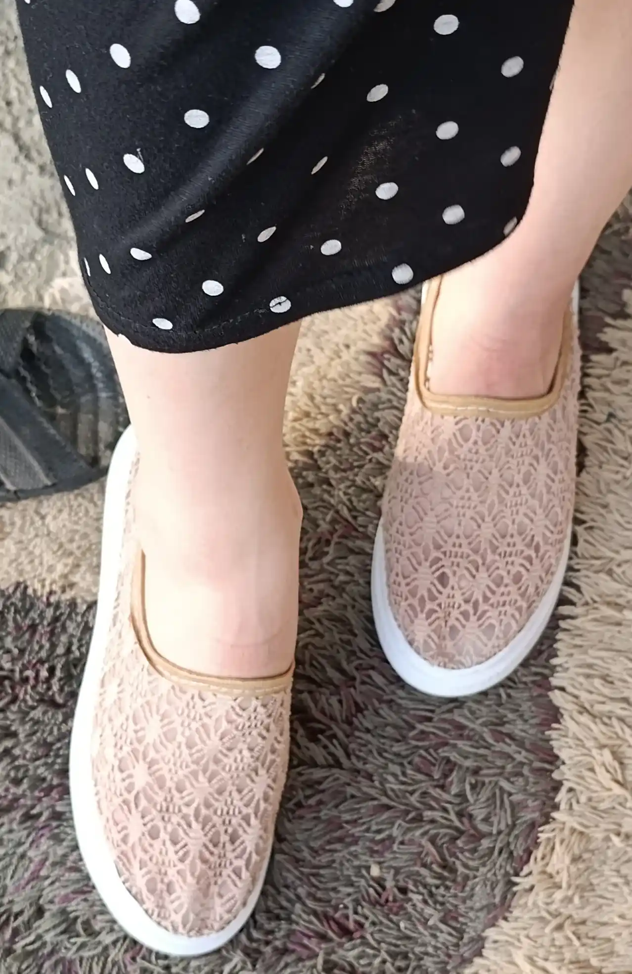 Ayollar uchun sliponlar yoz fasli uchun setkali 36-40
