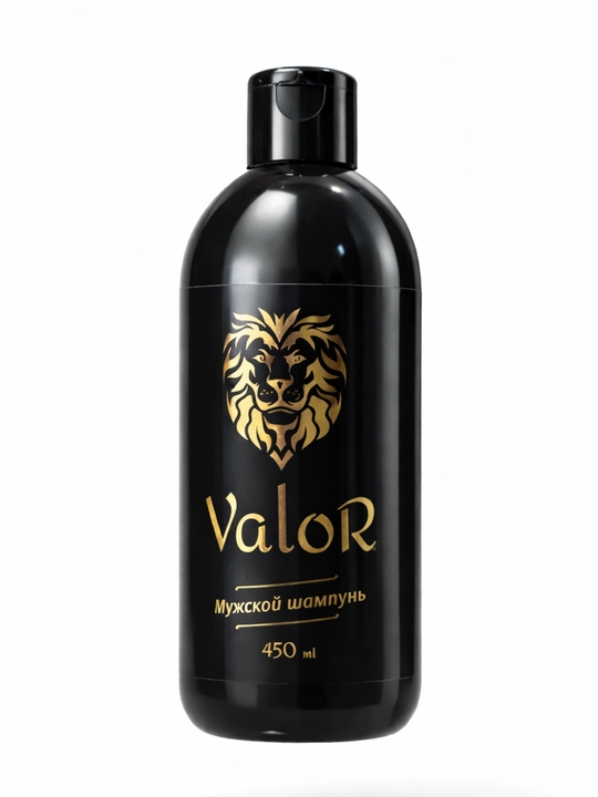 Erkaklar uchun shampun, soch to‘kilishiga qarshi, kundalik parvarish uchun, VALOR, 450 ml