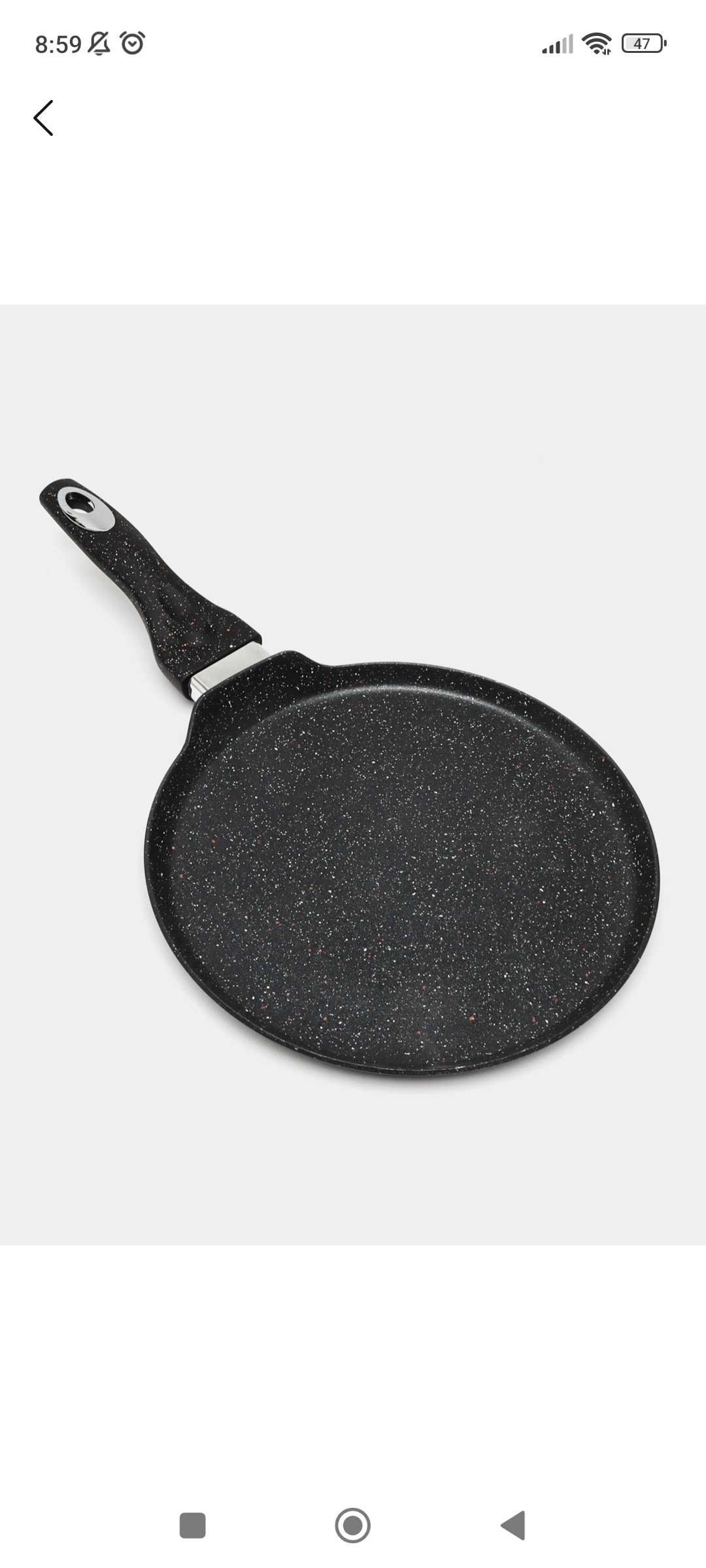 Blinchik va oladiya uchun tova, yopishmaydigan ishlab chiqaruvchisi, 22 sm, 24 sm, 26 sm