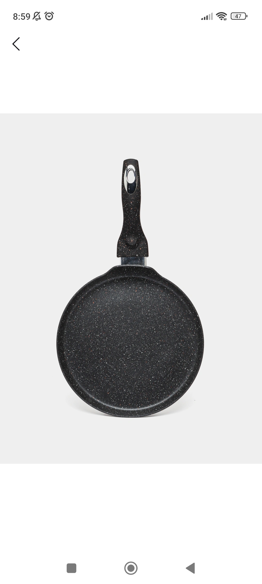 Blinchik va oladiya uchun tova, yopishmaydigan ishlab chiqaruvchisi, 22 sm, 24 sm, 26 sm