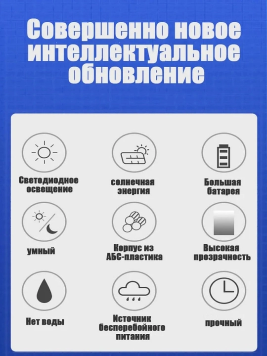 Quyosh energiyasida ishlovchi LED proyektori “SolarGuard 160”, 30 W