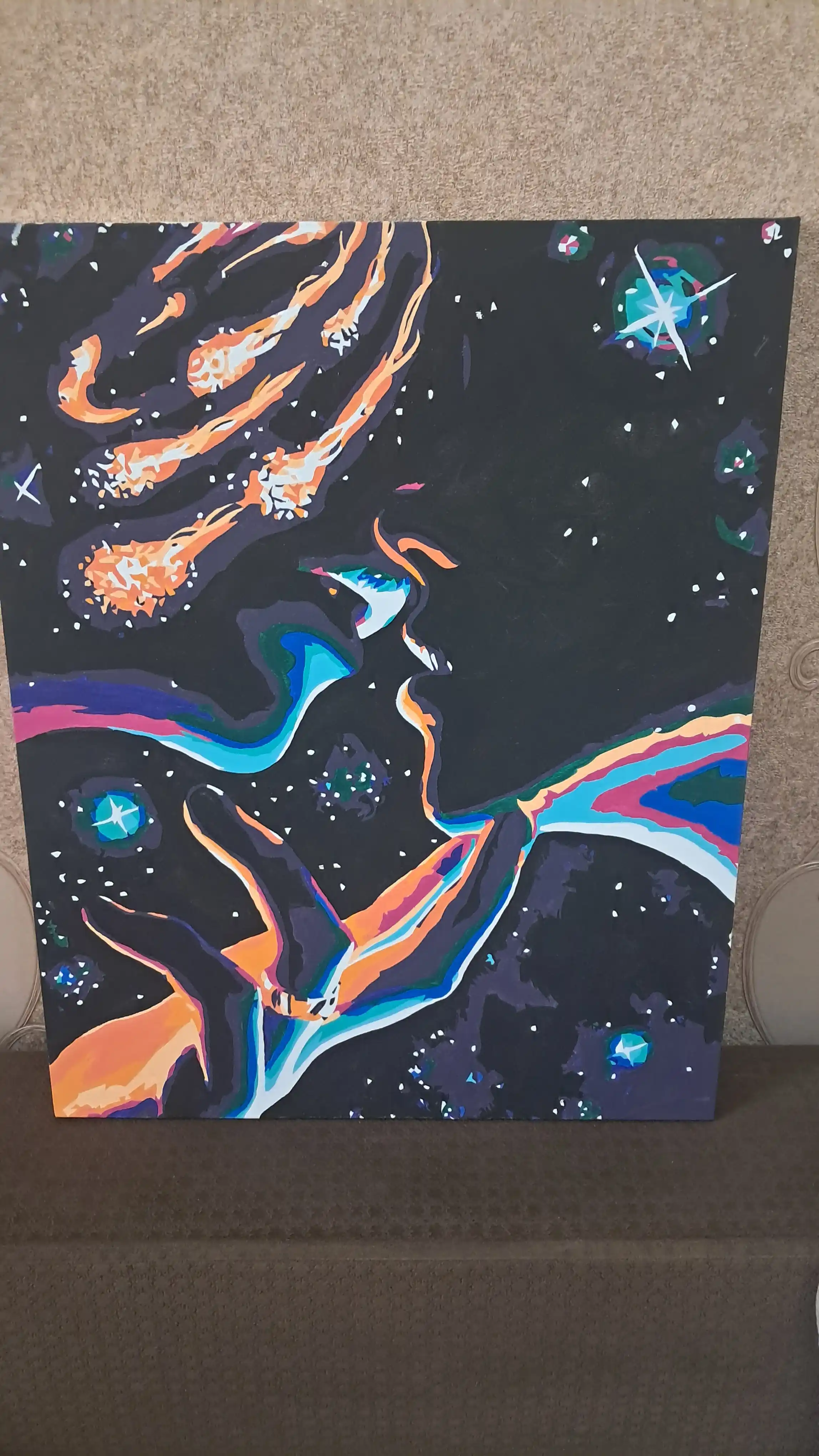Raqamlar bo'yicha rasm chizish ARTERY "Abstraksiya", holstda chizmachilik, 40 * 50 sm