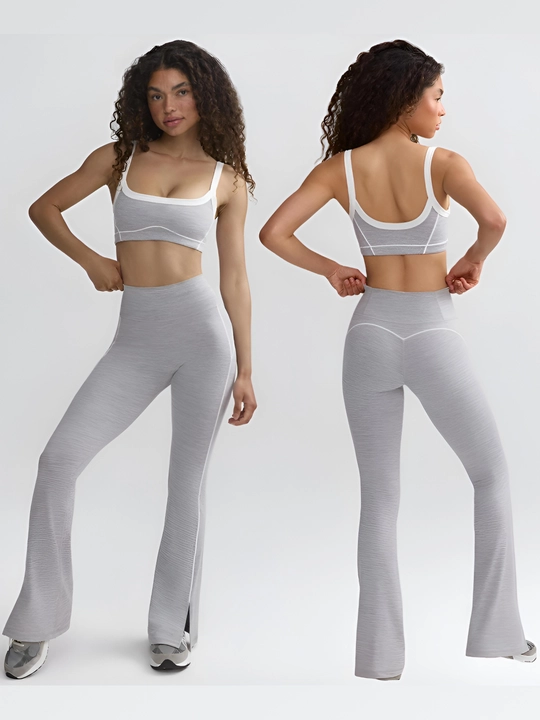 Ayollar uchun sport komplekt 2 in 1: top va leggins mashg‘ulotlar, yoga va fitness uchun