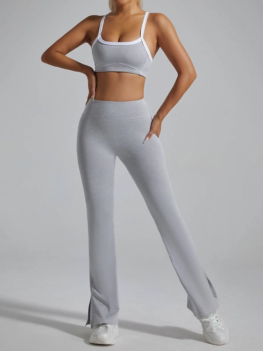 Ayollar uchun sport komplekt 2 in 1: top va leggins mashg‘ulotlar, yoga va fitness uchun