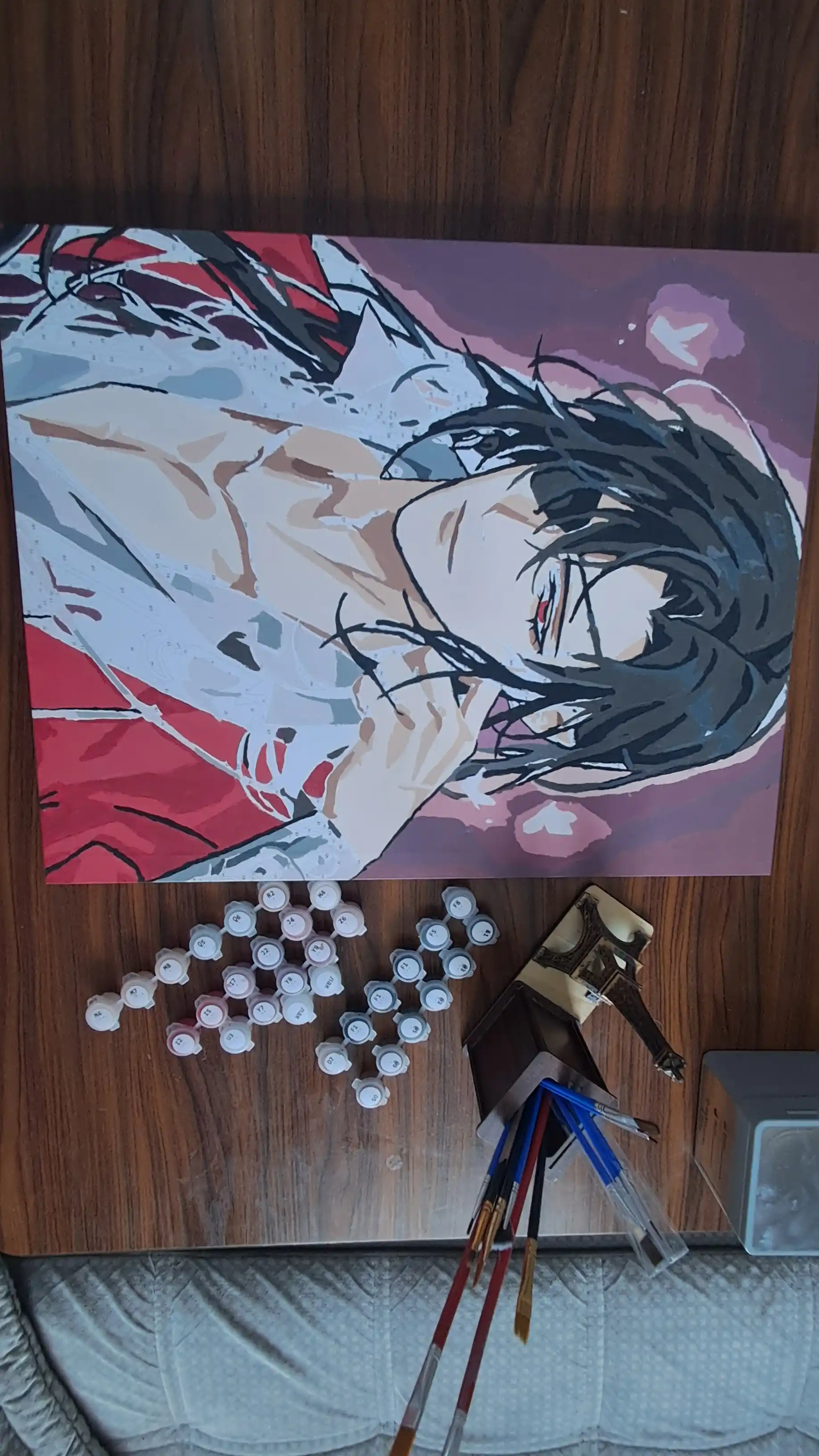 Raqamlar bo'yicha rasm chizish ARTERY "Anime" 40×50 sm, bo'yoqli holst, bo'yama to'plami