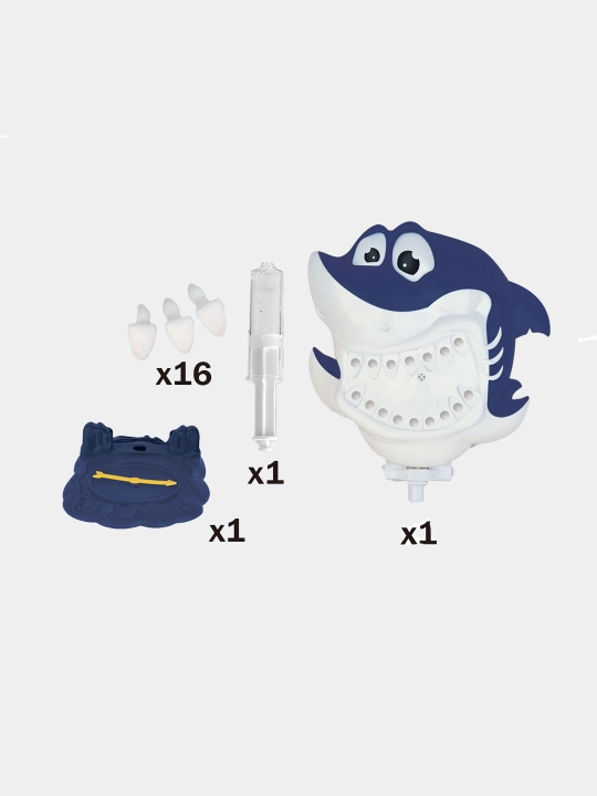 Purkayotgan Akula o'yini oilaviy suvli (Splashing Shark)