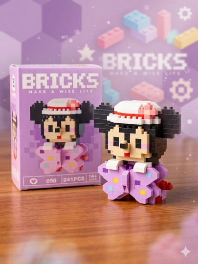 3D конструктор для детей, 3D сборная игрушка, подарок, в стиле LEGO, Bricks — BIBISHK-LEGOBRICKS-БИРЮЗ