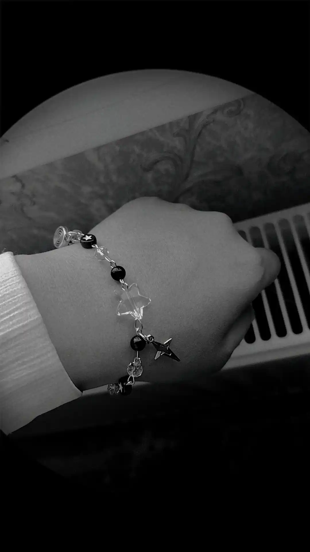 Панк-браслет с подвесками (звезда и сердце), унисекс, в стиле Y2K