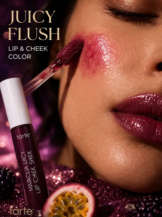 Tarte Cosmetics Maracuja Juicy Lip & Cheek Tint, для губ и щек, натуральный макияж