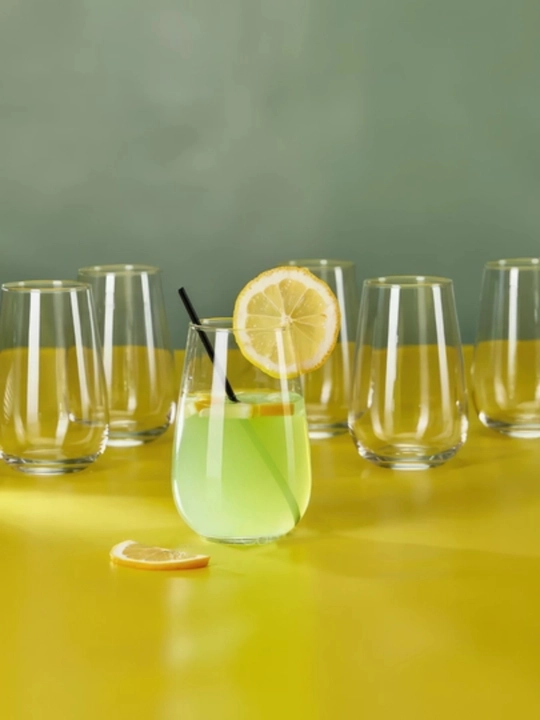 Uzun bo'yli stakanlar Luminarc "Gabi", 400 ml, 4 dona