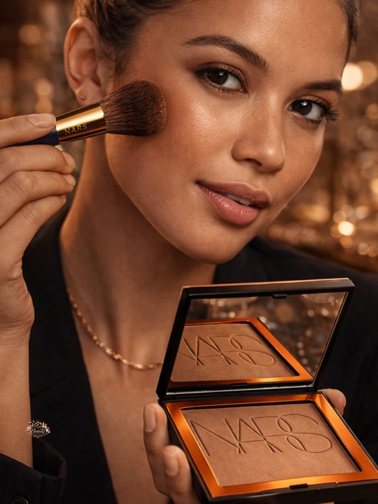 NARS Laguna 00 Bronzing Powder, yorqinlik va kontur uchun, tabiiy bronza effekti