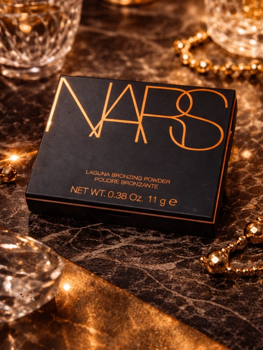 NARS Laguna 00 Bronzing Powder, yorqinlik va kontur uchun, tabiiy bronza effekti - 