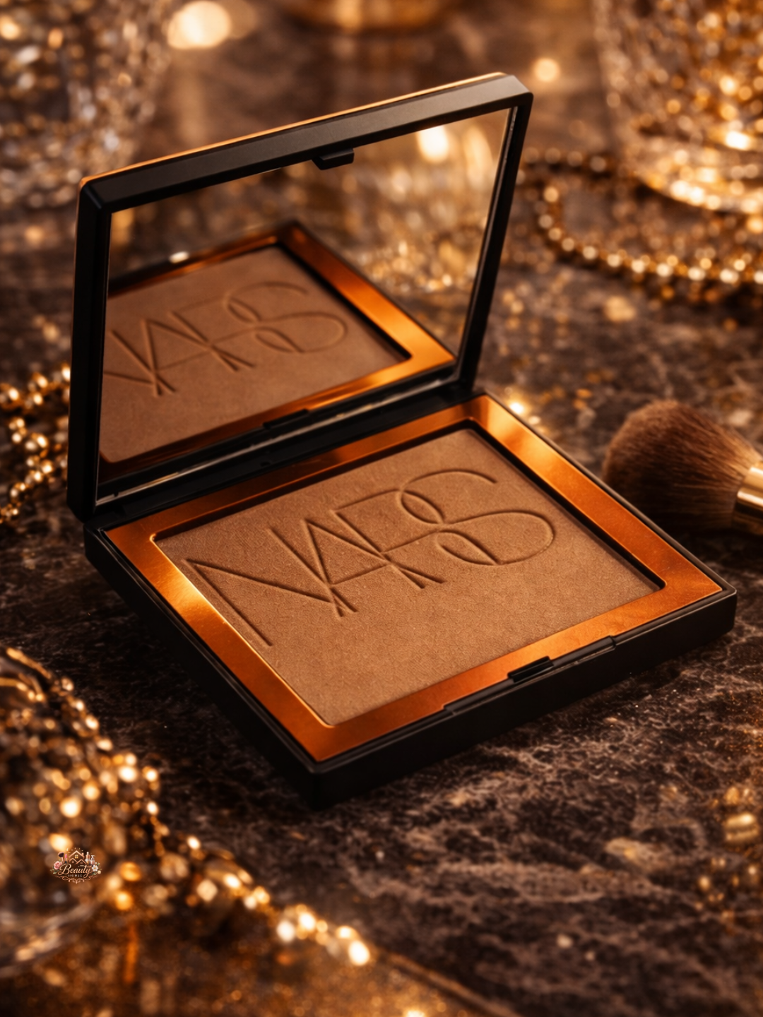NARS Laguna 00 Bronzing Powder, yorqinlik va kontur uchun, tabiiy bronza effekti