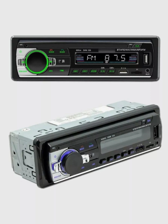 Автомагнитола Pioneer 2 пульта, CarPlay, Bluetooth, AUX, MP3, USB, FM-радио, Магнитофон