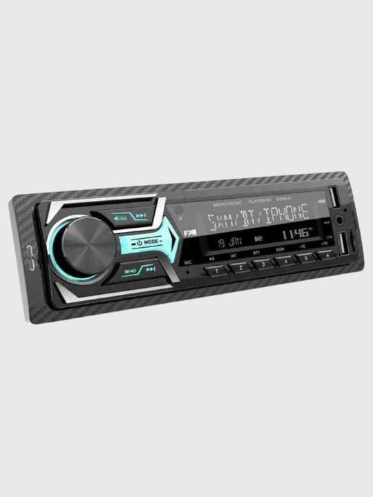 Автомагнитола Pioneer 2 пульта, CarPlay, Bluetooth, AUX, MP3, USB, FM-радио, Магнитофон