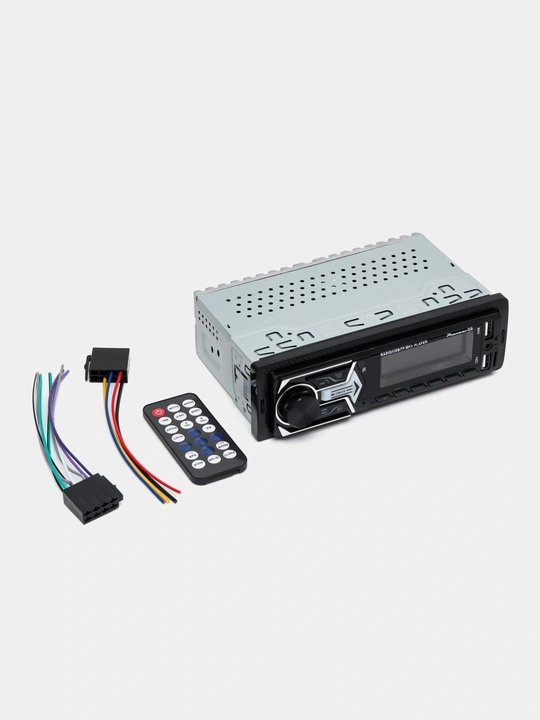 Автомагнитола Pioneer 2 пульта, CarPlay, Bluetooth, AUX, MP3, USB, FM-радио, Магнитофон