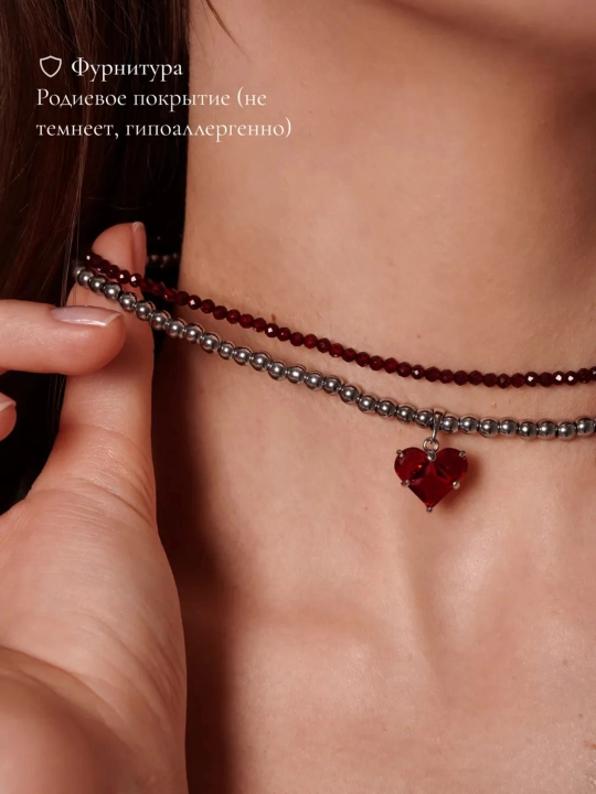 Elegant 4 tasi 1 da choker, ayollar nozik yurak zanjir taqinchoqlari, ayollar marjonlari