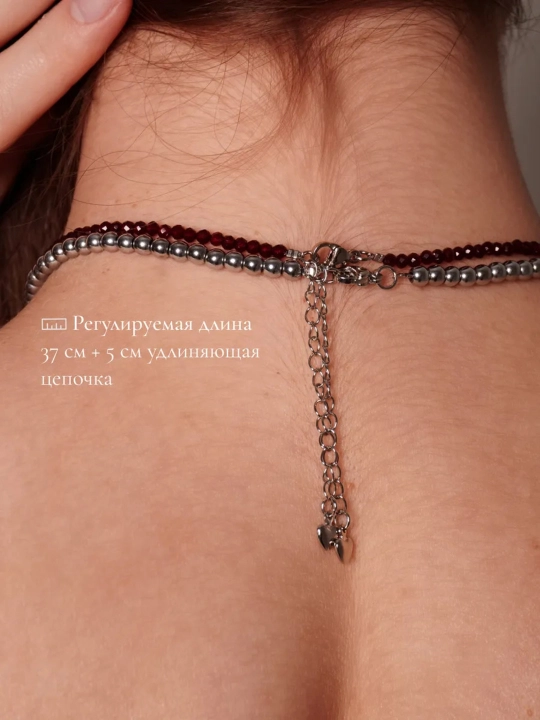 Elegant 4 tasi 1 da choker, ayollar nozik yurak zanjir taqinchoqlari, ayollar marjonlari