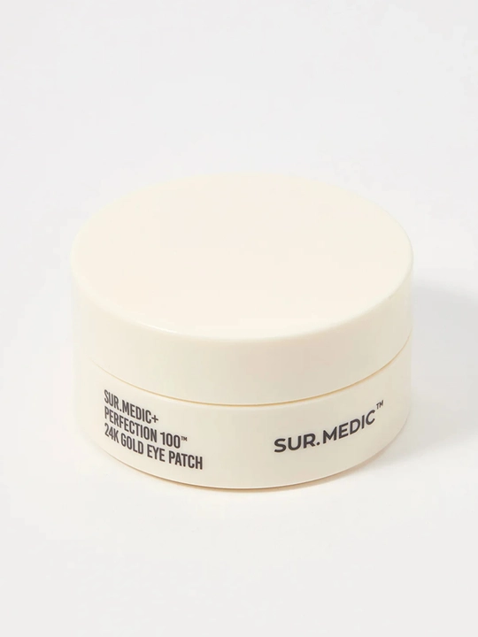 SUR.MEDIC+ Oltin bilan qoplangan gidrogel patchlar Perfection 100 24K Gold Eye Patch