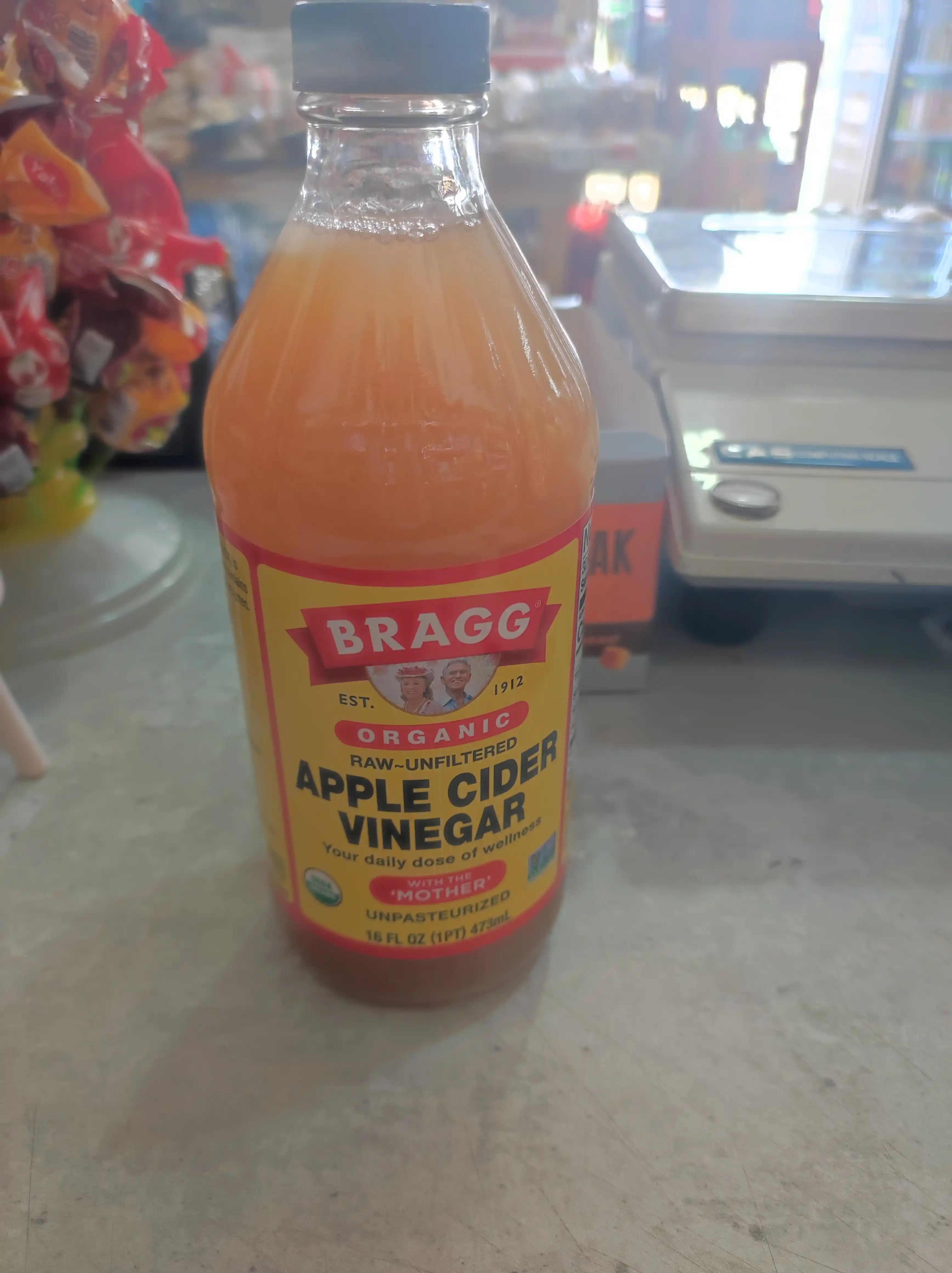 Bragg sirkali organik olma sirkasi, filtrlanmagan, 473 ml