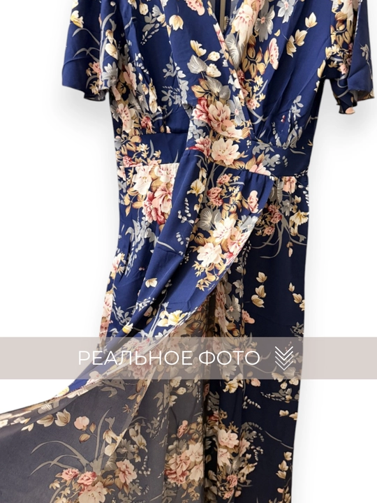 Платье женское, летнее, длинное, EllyFashion, 50-60 размер