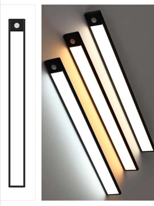 TypeC orqali quvatlanadigan ultrayupqa LED shkaf chirog'i, harakat sensori bilan, 20-60 sm