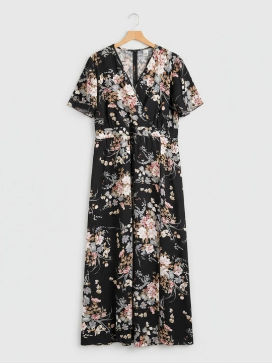 Платье женское, летнее, длинное, EllyFashion, 50-60 размер