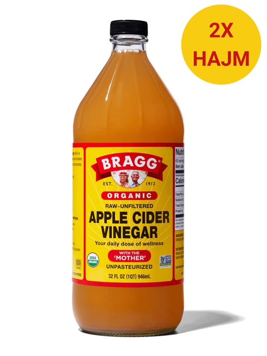 Bragg, оrganik olma sirkasi, filtrlanmagan, sirka 946 ml, AQSH - 