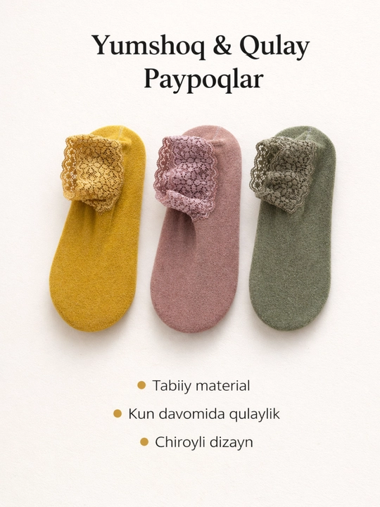 Kapron paypoq, gpurli paypoq, razmer 36-38 Ayollar uchun paypoq 1,2,3 juft paypoq paxtadan - 