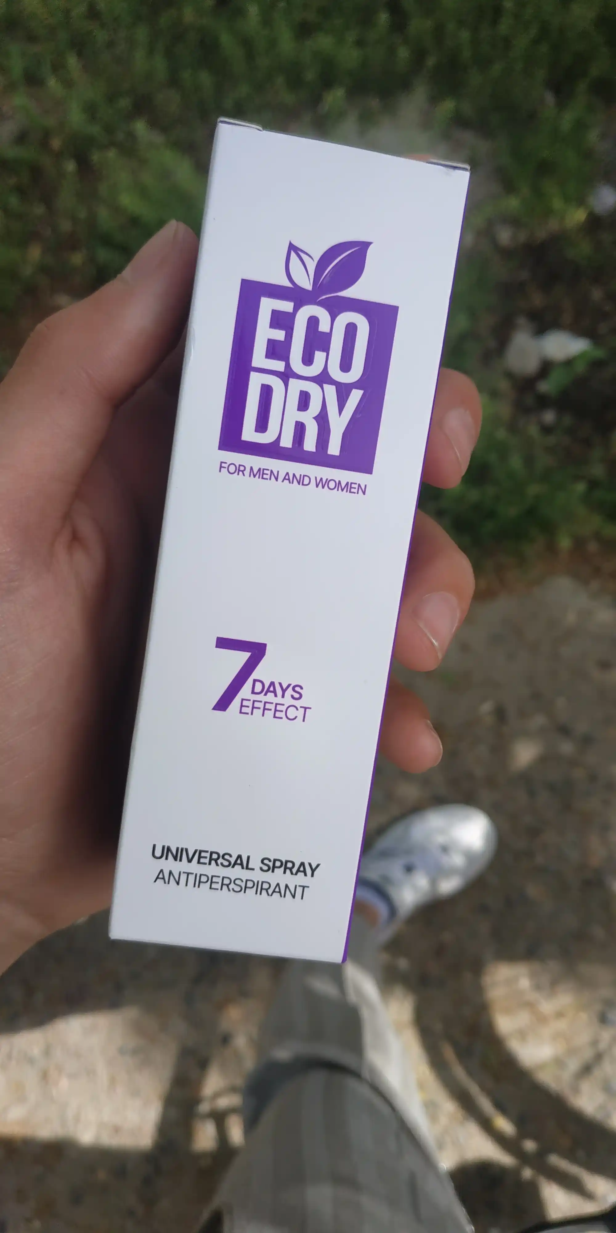 Antiperspirant sprey Eco Dry Universal, terlashga qarshi samarali vosita, 35 ml