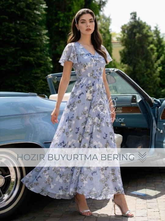 Ayollar uchun kundalik shifon ko‘ylagi – ELLY FASHION