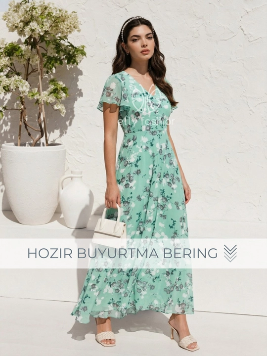 Ayollar uchun kundalik shifon ko‘ylagi – ELLY FASHION