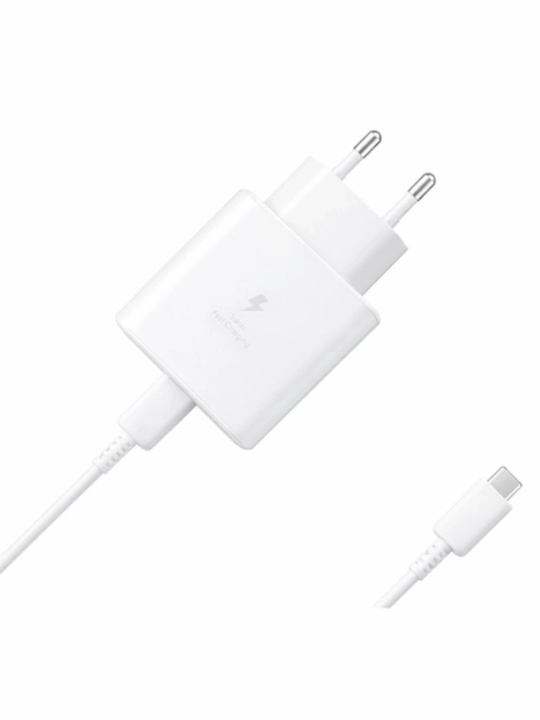 Комплект адаптера для быстрой зарядки Samsung мощностью 45 Вт с кабелем USB-C