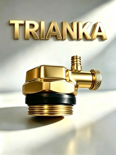 TRIANKA воздухоотводчик для теплого пола, латунный, герметичный — NTCL001-DNFQF01