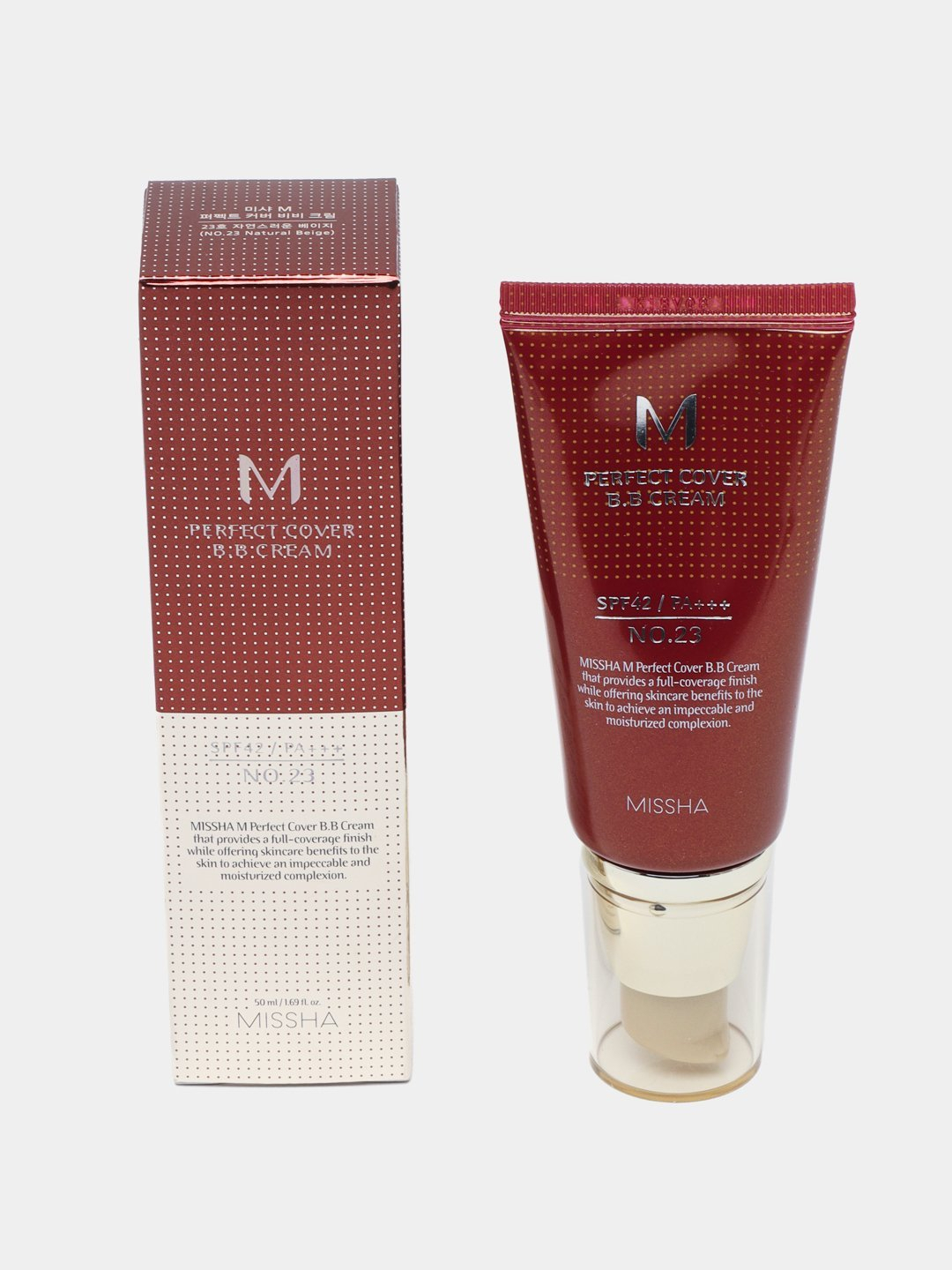 Tonal krem Misha M Perfect Cover BB Cream SPF42/PA+++, 20, 50 ml - 