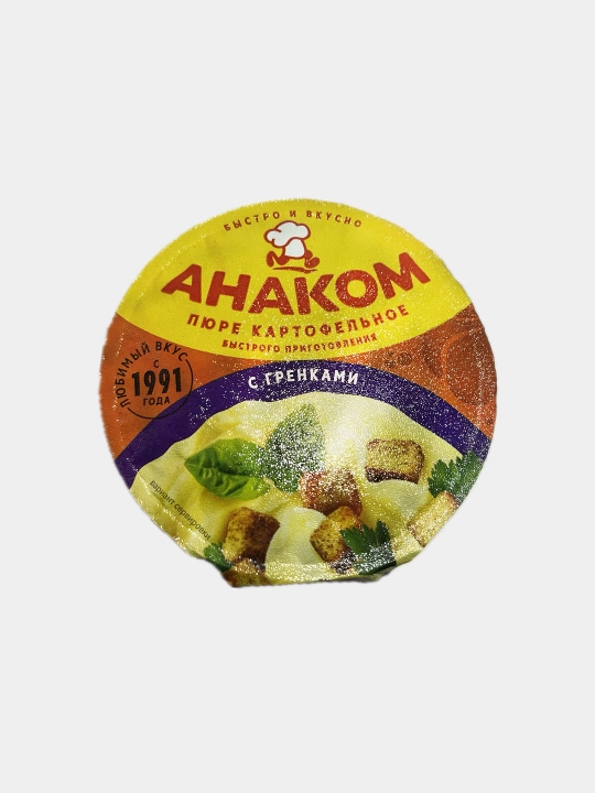 Пюре картофельное б/п со вкусом гренок в стакане 40 г АНАКОМ