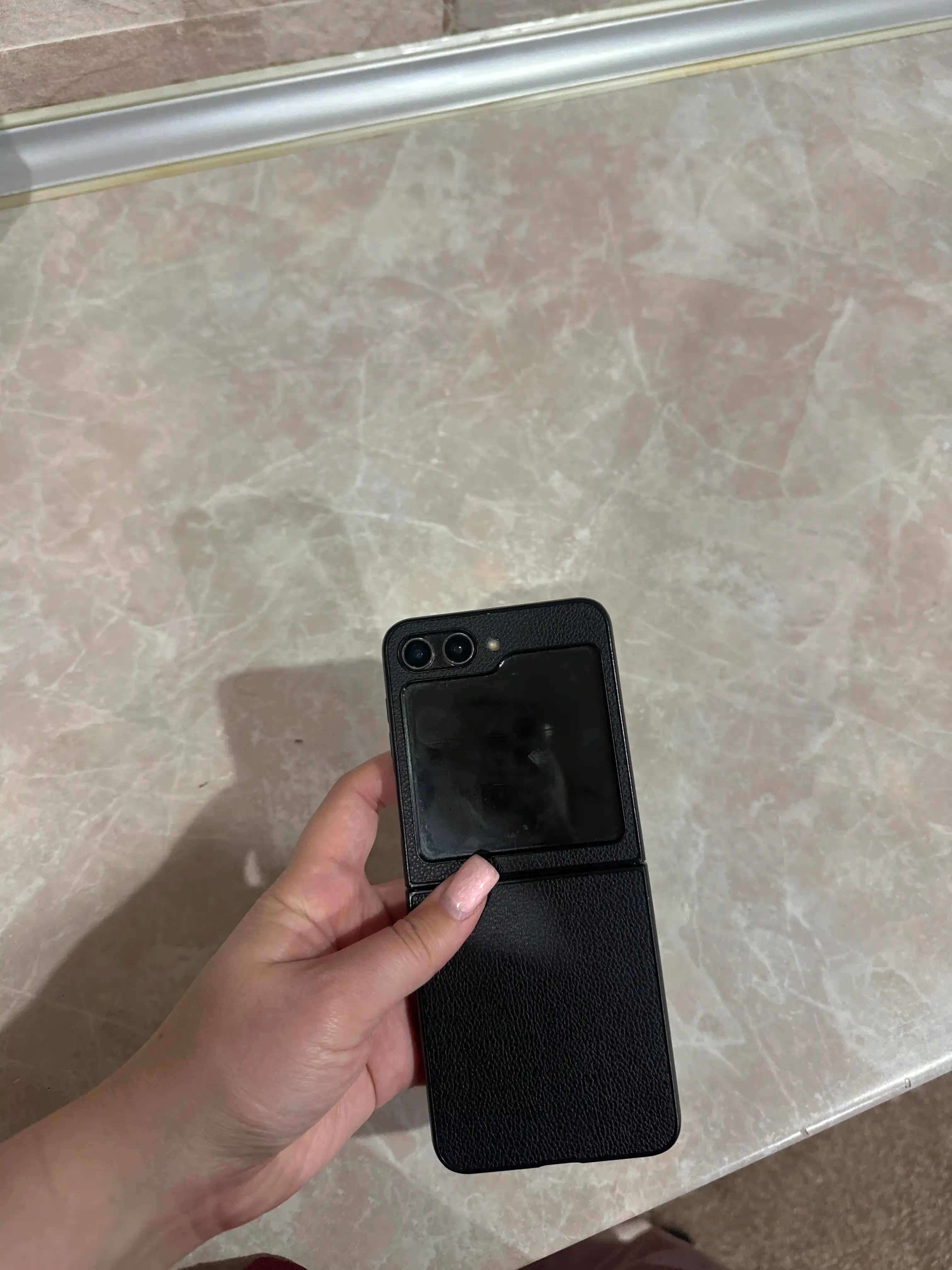 Кожаный чехол на Samsung Z flip 3/4/5