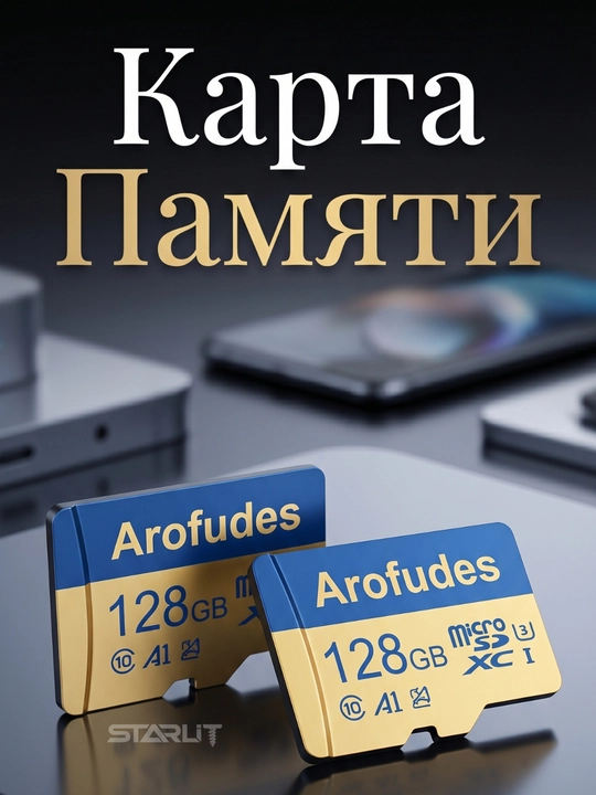 Xotira kartasi 32GB / 64GB / 128GB,100MB/s,telefon va kamera uchun yuqori tezlikdagi karta - 