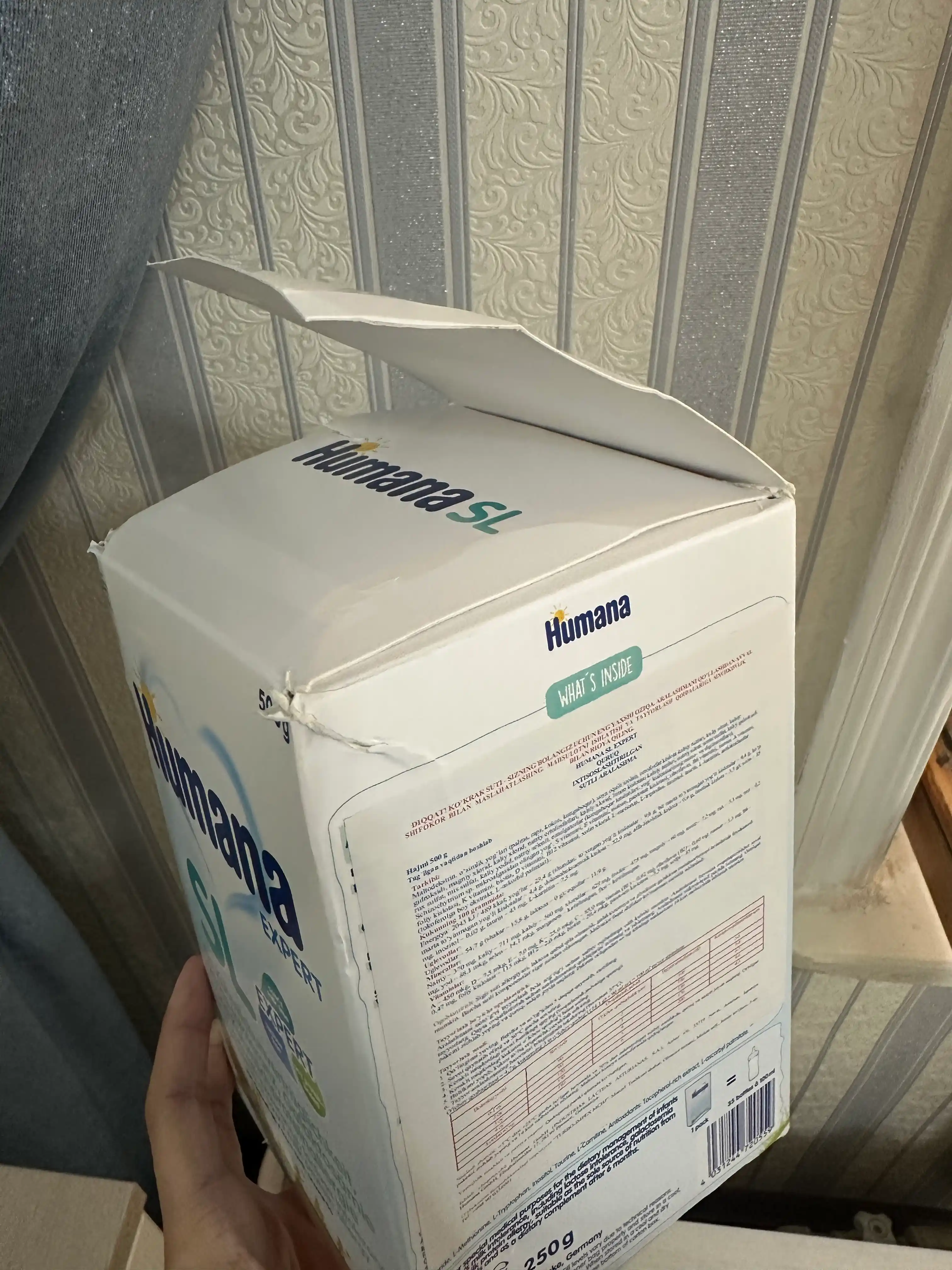 Sutsiz quruq aralashma Humana SL Expert, 500 gr