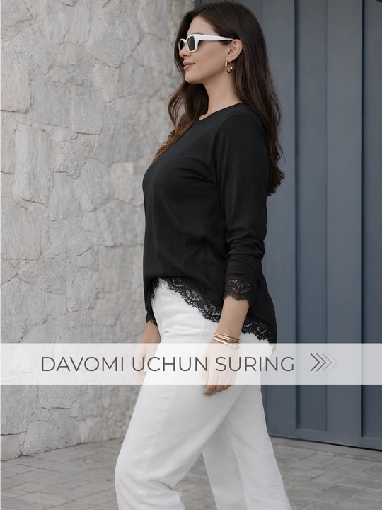 Ayollar bluzkasi, 42-52, keng kesilgan ayollar ko'ylagi – ELLY FASHION