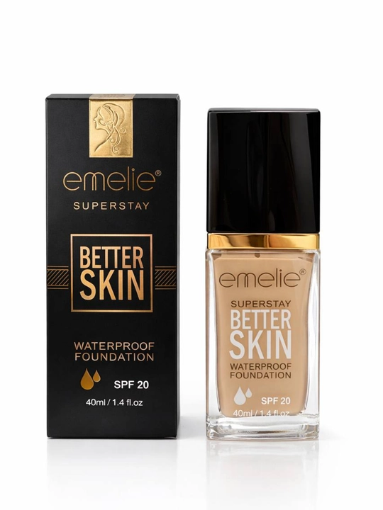 Тональный крем для лица Emelie SPF, стойкий, матовый эффект и ровное покрытие
