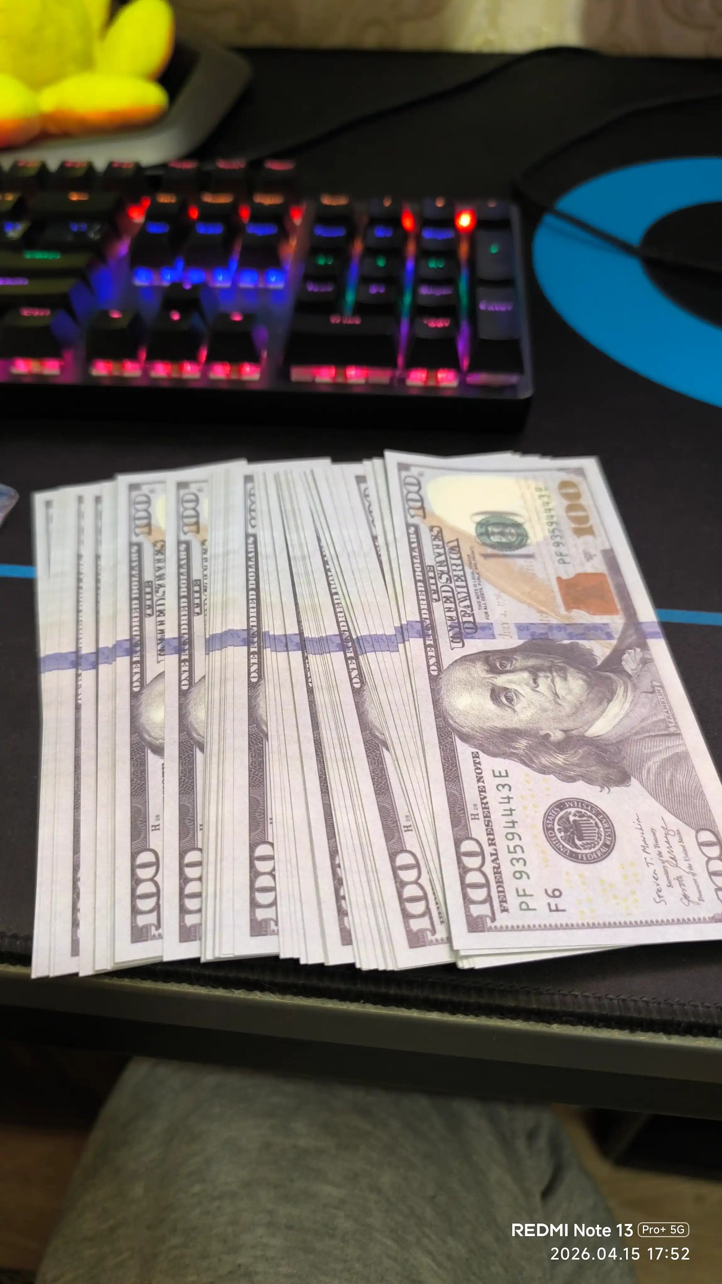 Доллар сувенир, сувенирные деньги для украшения, купюра, 100 USD, 50 USD
