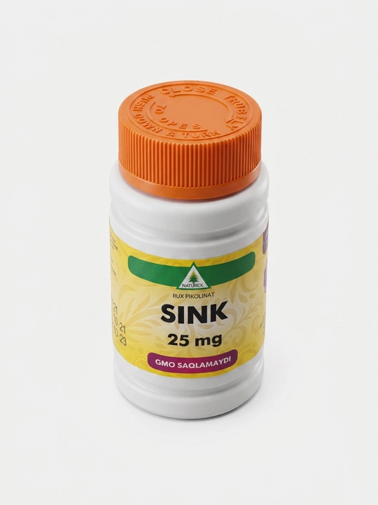 Цинк Naturex Pikolinat, 60 капсул, 25 мг - 